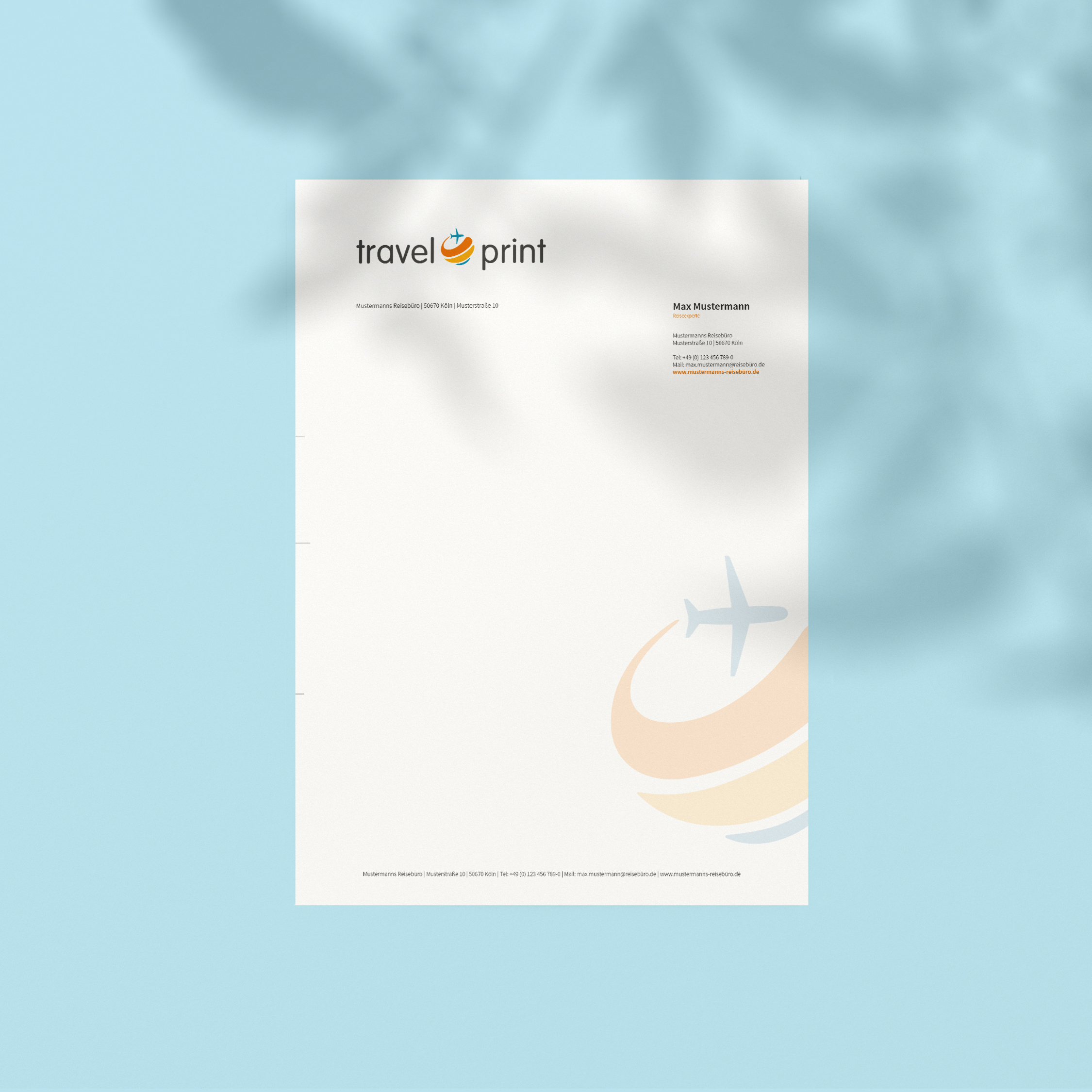 Briefpapier (einseitig) - Design